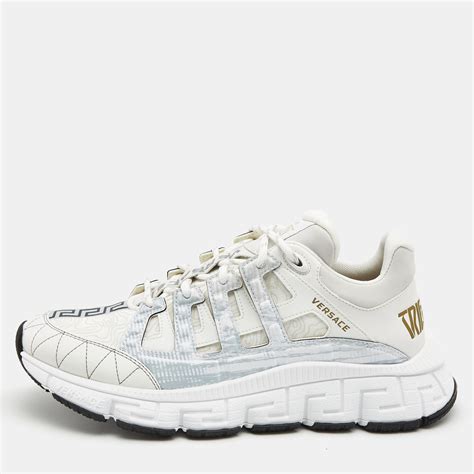 versace white low tops sneakers|versace trigreca low top sneakers.